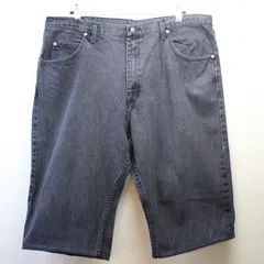 Wrangler ラングラー デニム デニムショーツ ブラックデニム 古着 ショーツ 短パン リメイク カットオフ アメカジ バギーショーツ バギーパンツ