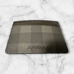 BURBERRY カードケース グレー チェック柄  メンズ レディース