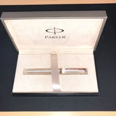 Parker ソネット 万年筆 パールホワイト⭐︎未使用品⭐︎ PARKER パーカー 万年筆 ソネット パールPGT 中字 : PEN