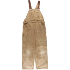 古着 00年代 カーハート Carhartt ダブルニー ダック オーバーオール メンズw37相当/eaa493336