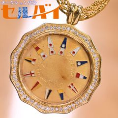 コルム　18K ダイヤモンド　ペンダント コルム》アドミラルズカップ K18 ダイヤ付きペンダントトップを