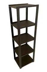 【在庫セール】ライクイット (like-it) 靴収納 シューズラック スリム 5段 約幅23.8x奥28.5x高93cm ショコラブラウン 日本製 CUBE ショートブーツ収納 省スペース 組み立て簡単 玄関収納