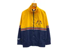 Reebok (リーボック) ロマンティッククラウン トラックジャケット ナイロンジャケット HB6234 M イエロー ネイビー メンズ/009