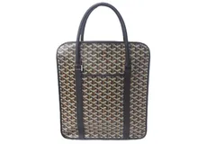 新品未使用 GOYARD ゴヤール ブルゴーニュ トートバッグ ブラック PVC BOURGOMMLTY51CL51P シルバー金具 中古 4c068732のサムネイル