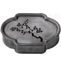 煎茶道具　景翠造　本錫　茶壷　棗霰　約433g　共箱　M　R5370 煎茶道具 景翠造 本錫 茶壷 棗霰 約433g 共箱 M