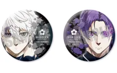 【中古】バッジ・ビンズ 凪誠士郎＆御影玲王(ティザービジュアルA ver.) ジュエリー缶バッジセット(2個組) 「ブルーロック」