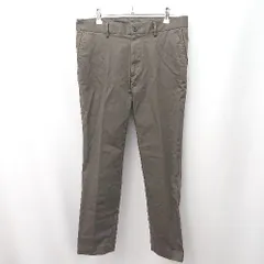 ◇ Θ グリーンレーベル リラクシング シンプル系 ストレートパンツ サイズ表記なし ブラウン系 メンズ E  【1507160017316】