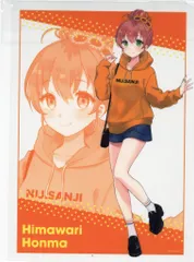 にじさんじ kawaiiカフェ 来場特典クリアポスター (本間ひまわり)