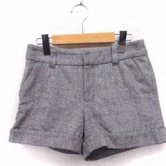 ジルバイジルスチュアート JILL by JILLSTUART ショートパンツ バックリボン ロールアップ ラメ混 ウール混 小さいサイズ P グレー /FT33のサムネイル