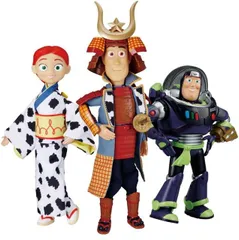 新品 【3点セット】トイ･ストーリー 30周年 リアルサイズトーキングフィギュア ウッディ KABUTO ジェシー KIMONO バズ･ライトイヤー NINJA [佐川急便]