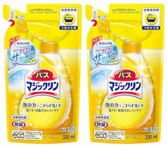 【まとめ買い】 バスマジックリン 泡立ちスプレー つめかえ用 330ml × 2個