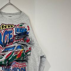 90s ジャージーズ　ドラッグレース　両面プリント　短丈　幅広