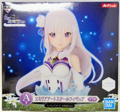 BANDAI SPIRITS 이치 반 쿠지 Re : 처음부터 시작하는 이세계 생활 - 당신에게 정령의 축복이 있기를 바랍니다 - A 상 에밀리아 아트 스케일 피규어