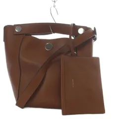3.1 フィリップリム 3.1 phillip lim ハンドバッグ ショルダーバッグ 2way 斜め掛け レザー ポーチ付き ブラウン AS17-A073 /YO18のサムネイル