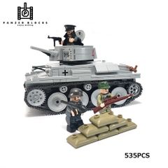 ESシリーズ ドイツ 38(t)戦車） ブロック戦車 ミリタリー