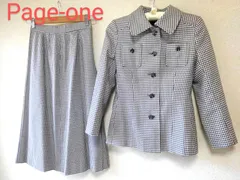 1043z【春秋に最適】Page-one 古着 フォーマルスーツ上下セット