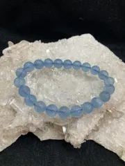 【E23553】アクアマリン＊8㎜＊ブレスレット＊Aquamarine＊天然石＊アクセサリー＊パワーストーン＊クリスタルワールド