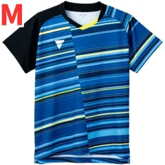 【特価！ ４０%以上OFF】ゲームシャツ ユニフォーム ゲームシャツ 卓球 M ヴィクタス(VICTAS) ブルー（青） V-GS223 ユニホーム