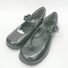 ◇ チャーキーズ キッズサイズ　フラットソール　入学式 ローファー サイズ21 ブラック系 レディース E  【1507080006704】