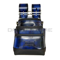 ニックス ADV-301DDX-BL アドバンガラス革腰袋 ブルー※沖縄および離島への発送不可です※