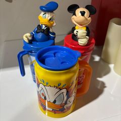 【Disney ディズニー】ディズニーランド　スーベニアカップ　マグ　3点セット　ミッキーマウス　ドナルド ダック