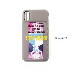 【特価･新品･正規品】 iPhoneケース DISNEY ACCOMMODE 不思議の国のアリス アコモデ ディズニー iPhoneX iPhoneXS 刺繍のサムネイル