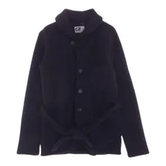 Engineered Garments エンジニアードガーメンツ ジャケット ショールカラー ベルテッド ウール ニット ジャケット ブラック系 S【中古】のサムネイル