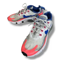 NIKE AIR MAX 270 REACT ナイキ エアマックス 270 リアクト CW3094-100 白・青・桃 ホワイト・ブルー・ピンク white・blue・pink 24.5cm レディース ナイキ スニーカー靴 シューズ プラスエスW-No.70