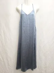 ◇ Θ　Φ ROPE PICNIC ロペピクニック ロング丈 キャミソール　ワンピース サイズ38 ブルー レディース P  【1409250011726】