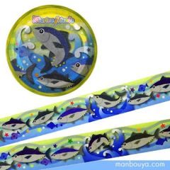 マスキングテー マステ お魚グッズ 海のキャラクター ザ・アクセス マリンフレンズ マグロ15mm幅