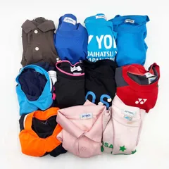 [11点セット] ゴーセン ヨネックス	BEES BEAM  ゲームシャツ プラシャツ レディース/ユニセックス S テニス バドミントンウェア