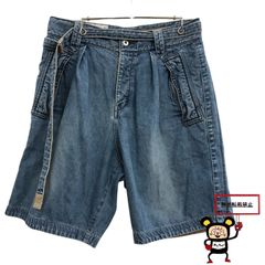 71.sacai ベルテッドデニムショートパンツ【店舗併売品】