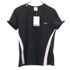未使用 NIKE ナイキ 半袖 Tシャツ L ブラック レディース 古着
