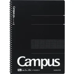 【在庫処分】40枚 方眼罫 大人キャンパス ツインリングノート ス-T223S5-D キャンパス コクヨ(KOKUYO)