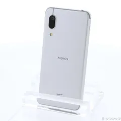 AQUOS - AQUOS sense3 lite SH-RM12 シルバーホワイト 新品未使用 未使用 SHARP SH-RM12 AQUOS sense3 lite 64GB