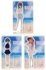 【中古】アクリルスタンド・アクリルパネル [単品] 集合 水着アクリルスタンド3種セット 「PS4/Switchソフト あまつそらに咲く ファミ通DXパック」 同梱特典