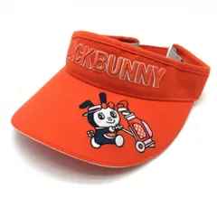 ジャックバニー×ドラミちゃん つば広サンバイザー レッドオレンジ系 ドラえもん レディース FR ゴルフウェア Jack Bunny