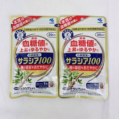 その他292　小林製薬　サラシア100　20日分（60粒）×２袋　未開封　賞味期限：2028.03・04　松前R56号店