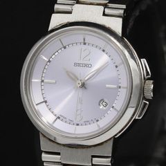 47 稼動 SEIKO 時計 レディース lk ルキア パープル シルバー - メルカリ