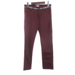 ポールスミス PAUL SMITH パンツ スラックス フルレングス ジッパーフライ 赤系 レッド系 40 L相当 ■SM1のサムネイル