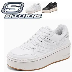 スケッチャーズ スニーカー レディース 黒 靴 厚底 厚底スニーカー ダッドスニーカー ホワイト ランニングシューズ ウォーキング シューズ 歩きやすい トレッキングシューズ 軽量スニーカー ダイエットシューズ レースアップ クッション 185290