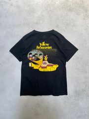 【 THE BEATLES / Yellow Submarine 】 半袖Tシャツ　バンド　音楽　ミュージック　アニメ　映画　黒　ブラック　M