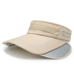 [FUPUTWO] サンバイザー メンズ UVカット キャップ 帽子 つば広 アウトドア 紫外線対策 (ベージュ) [ベージュ] [Free Size]