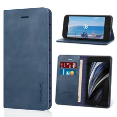 KPG iPhone SE ケース 第3世代/SE 第2世代/8/7 ケース iphone8 ケース 手帳型 iPhone se2 ケース レザー TPU スマホケース iphone se 携帯ケース 放熱性 耐衝撃 iPhone se3/se2 iPho 1