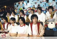 【中古】生写真(ジャニーズ) Hey! Say! JUMP/集合(10人)/横型・バレー応援・衣装白、赤・目線左・johnny’s web/公式生写真