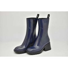 クロエ Chloe ベティ BETTY レインブーツ シューズ 長靴 ネイビー ＃36【新品同様】