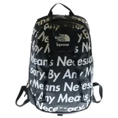 SUPREME (シュプリーム) 15AW ×THE NORTH FACE Base Camp Crimp Back Pack ザノースフェイス 総柄リュックサック バックパック ブラック