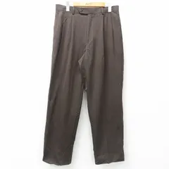 Stafford vintage ブラウンツータックスラックス 古着 STAFFORD ツータック スラックスパンツ USA製 メンズw33