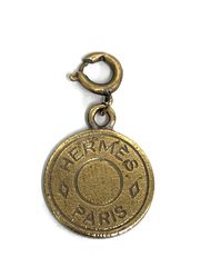HERMES エルメス ネックレス トップ チャーム コイン ヴィンテージ 08BS191