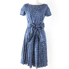 美品☆【PRADA/プラダ】ベルト付き　半袖ワンピース　プリーツワンピース　38 PRADA PRADA(プラダ) プリーツ ワンピース 半袖 38S